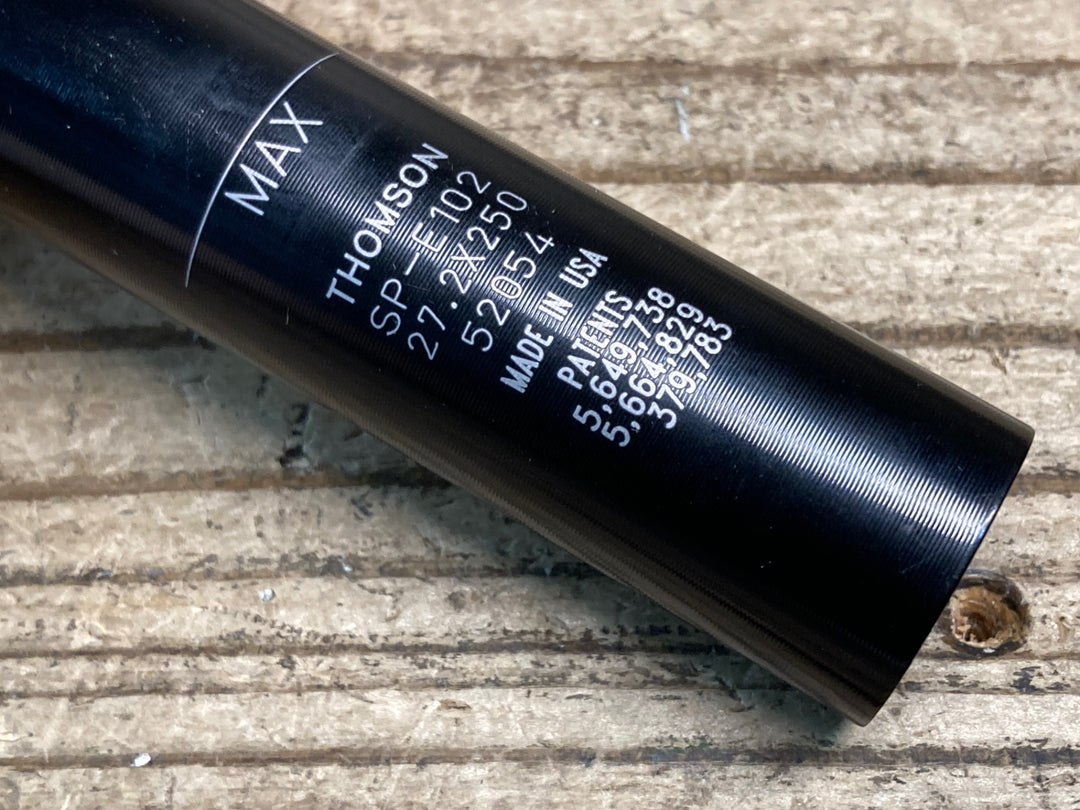 JE040 トムソン THOMSON ELITE アルミ シートポスト Φ27.2 250mm