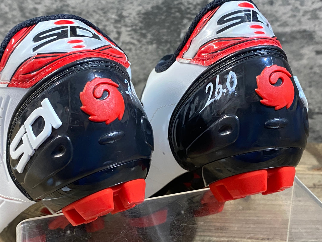 KG390 シディ SIDI TRACE MTB ビンディングシューズ 白 SPD EU42 ※ペン字あり