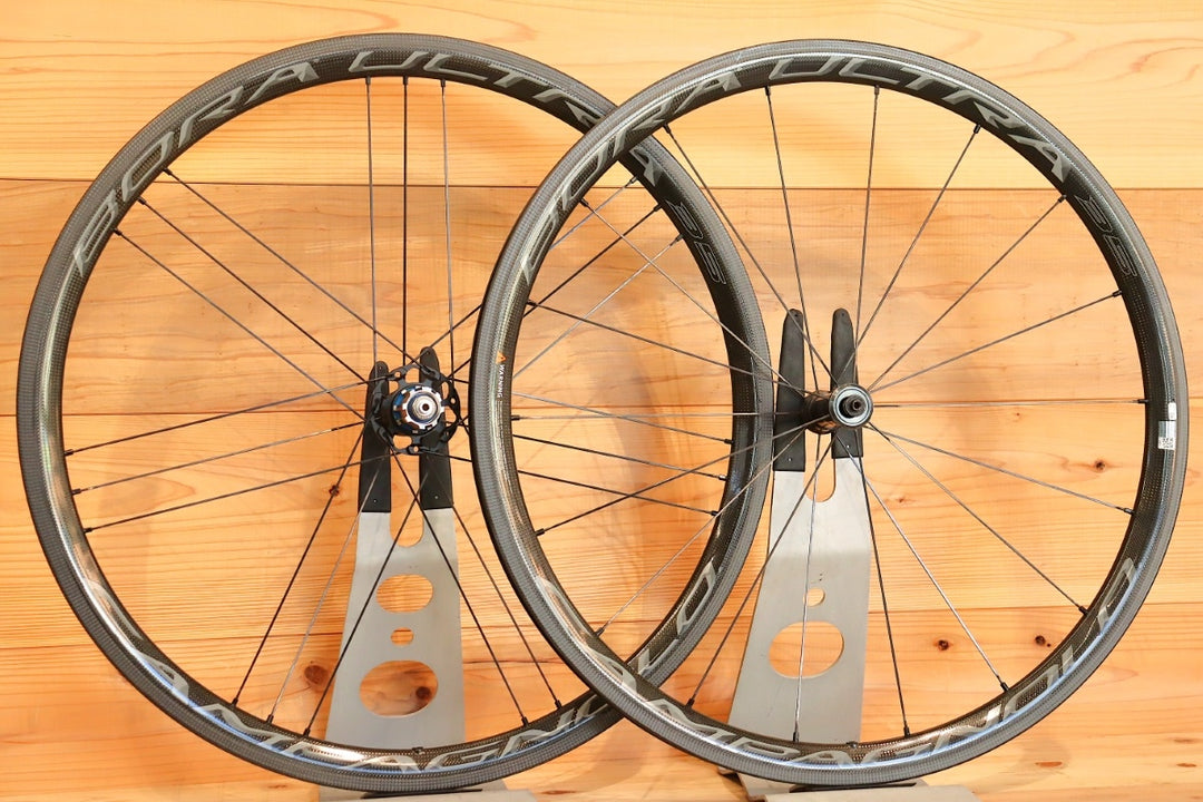 カンパニョーロ CAMPAGNOLO ボーラ BORA ULTRA 35 カーボン クリンチャー ホイールセット カンパ12/11S 17C 【千葉店】