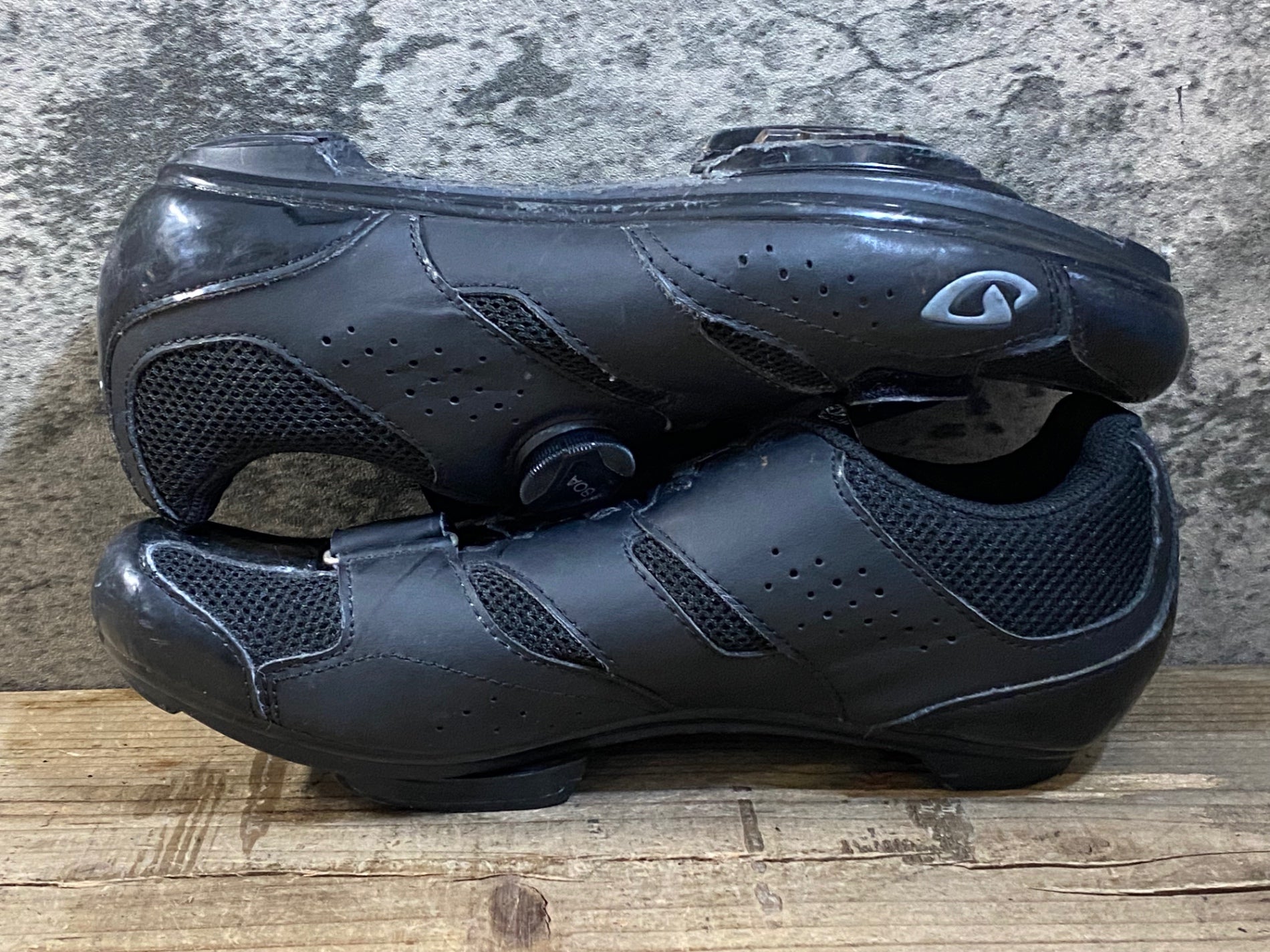 KG387 ジロ GIRO SAVIX ビンディングシューズ 黒 SPD EU40 ペン字あり