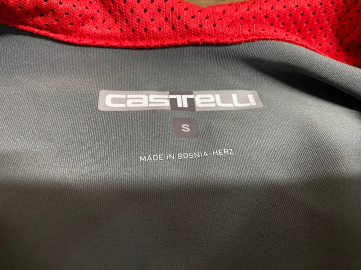 JS470 カステリ CASTELLI AERO LITE JKT 長袖 サイクルジャケット 水色 S GORE-TEX WINDSTOPPER