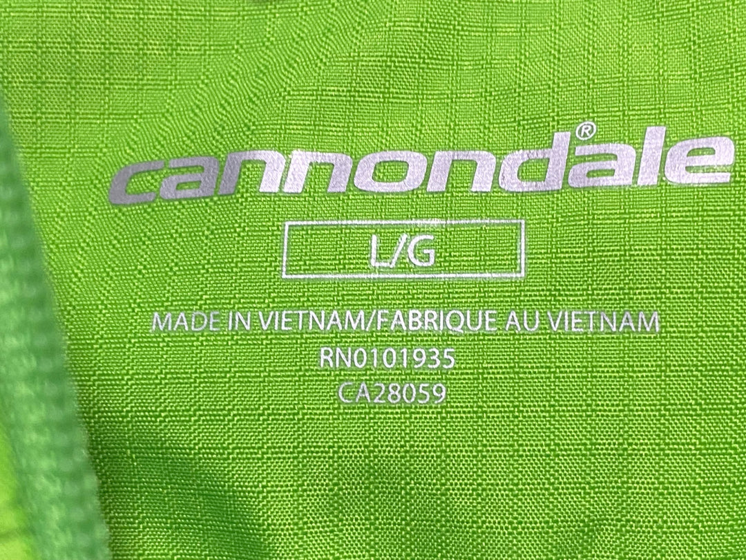 KE114 キャノンデール CANNONDALE モーフィスシェル 長袖 ウィンドブレーカー 黄緑 L/G