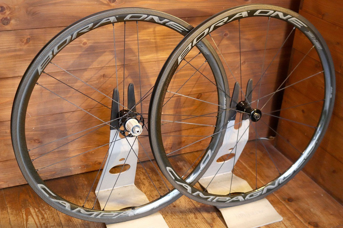 カンパニョーロ Campagnolo ボーラワン BORA ONE 35 AC3 カーボン クリンチャー ホイールセット シマノ12S/11S 17C  【南麻布店】