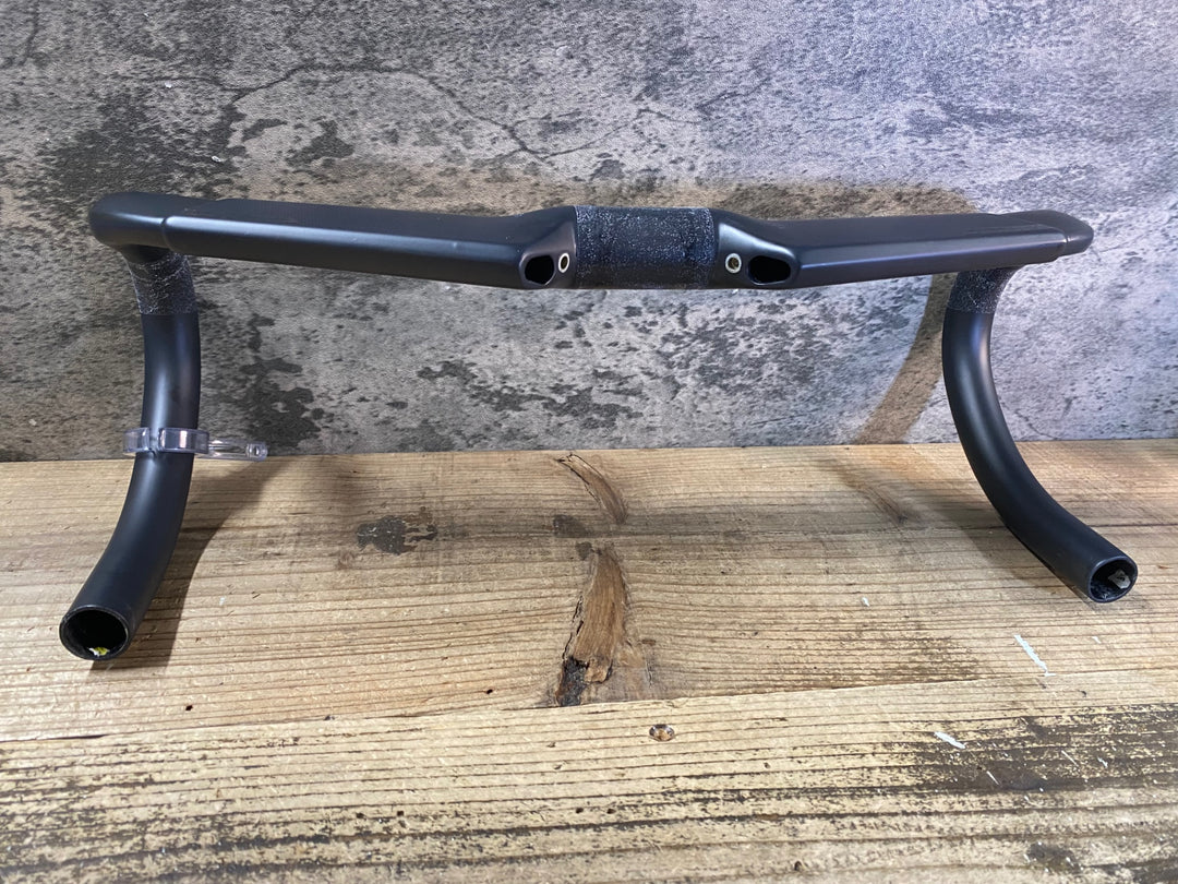 JP355 スペシャライズド SPECIALIZED S-WORKS AEROFLY カーボンドロップハンドル Φ31.8 C-C400mm ※ケーブルカバー欠品、クランプ部凹みの為ジャンク