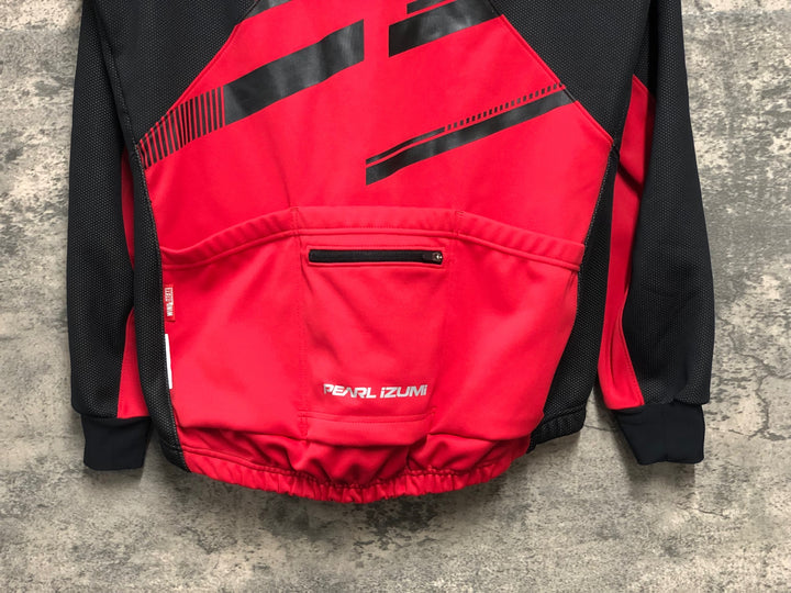 KK805 パールイズミ PEARLiZUMi ウィンドブレーク 長袖 サイクルジャケット 赤 M