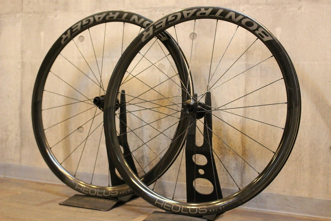 ボントレガー BONTRAGER アイオロス AEOLUS RSL 37 TLR DISC カーボン チューブレスレディ ホイールセット シマノ 11/12S 21C【名古屋店】