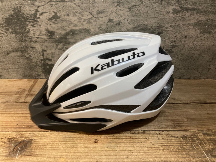 KG904 カブト KABUTO レッツァ REZZA-2 ヘルメット 白 M/L 2023/12製造