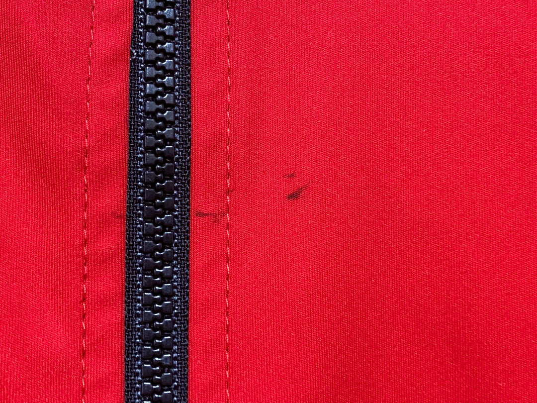 KE085 カステリ CASTELLI ロッソコルサ ROSSO CORSA perfetto 半袖 サイクルジャージ 赤 S GORE WINDSTOPPER ※汚れ