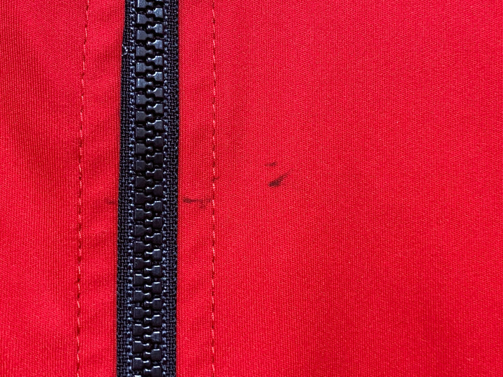 KE085 カステリ CASTELLI ロッソコルサ ROSSO CORSA perfetto 半袖 サイクルジャージ 赤 S GORE WINDSTOPPER ※汚れ