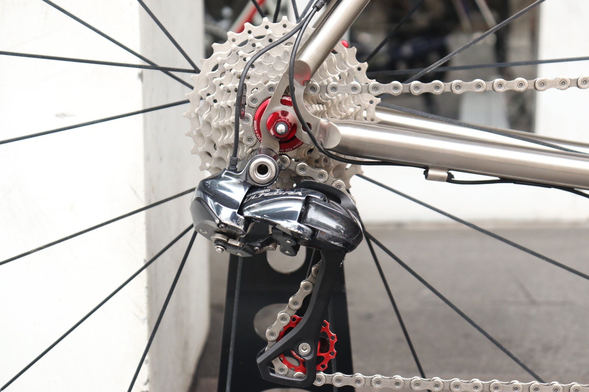 玄人好みの逸品】 ティグ TIG チタニア OZ-R518 490サイズ シマノ