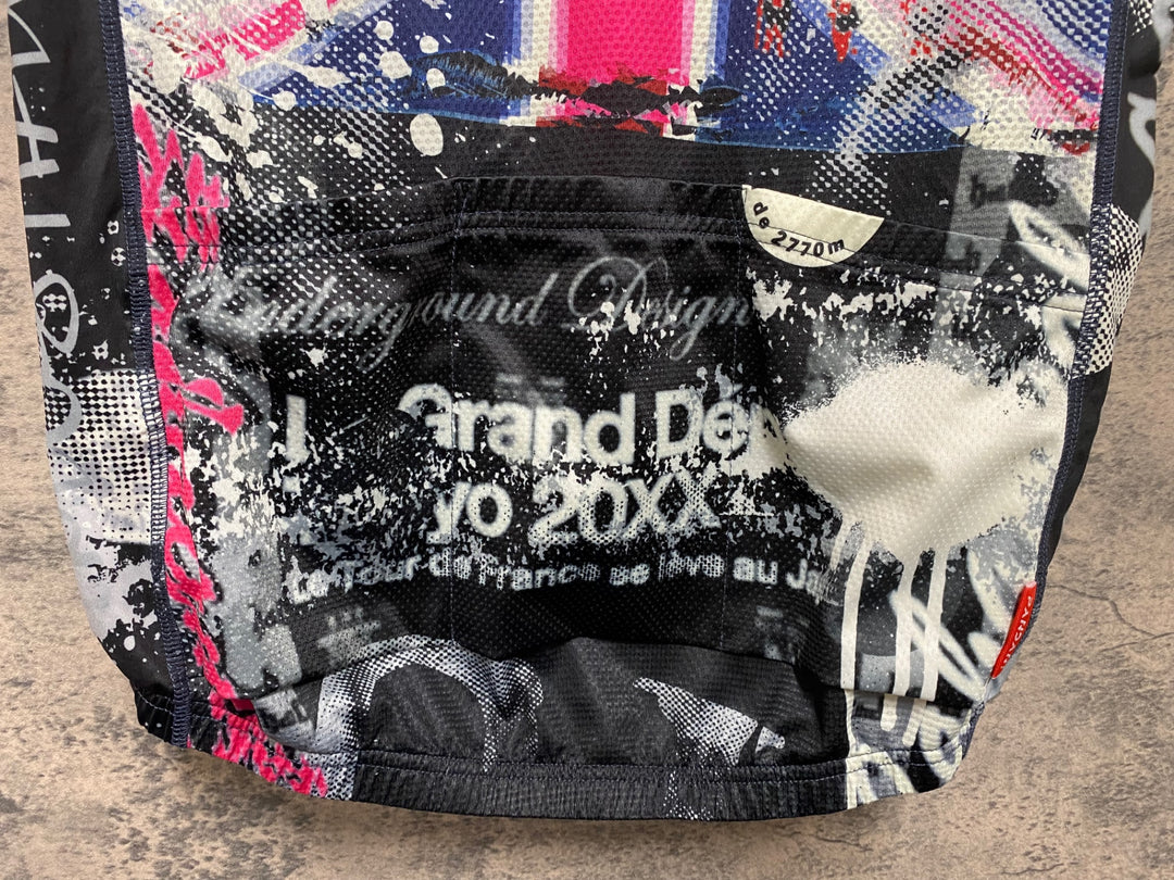 JM021 パンダーニ PANDANI 半袖 サイクルジャージ 総柄 M