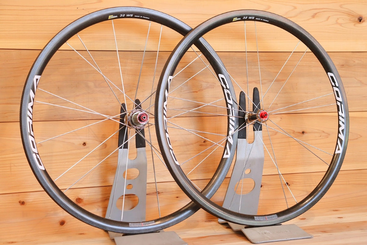 コリマ CORIMA 32 WS カーボン チューブラー ホイールセット シマノ12S