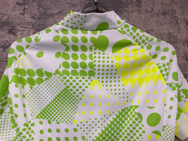 JI975 アソス assos Erlkoenig SS Jersey 半袖 サイクルジャージサイクルジャージ 白黄緑 S
