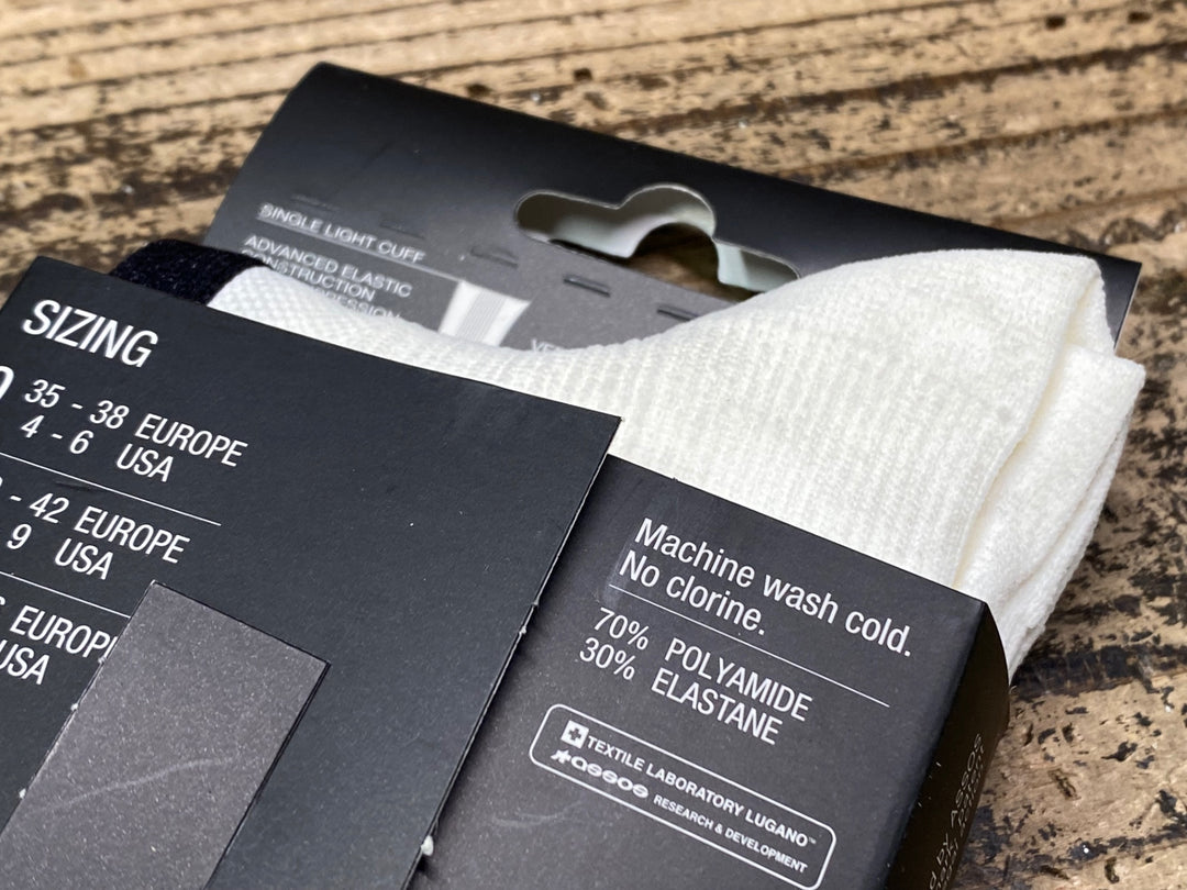 JQ160 アソス assos INTERMEDIATE Socks S7 サイクルソックス 白 2