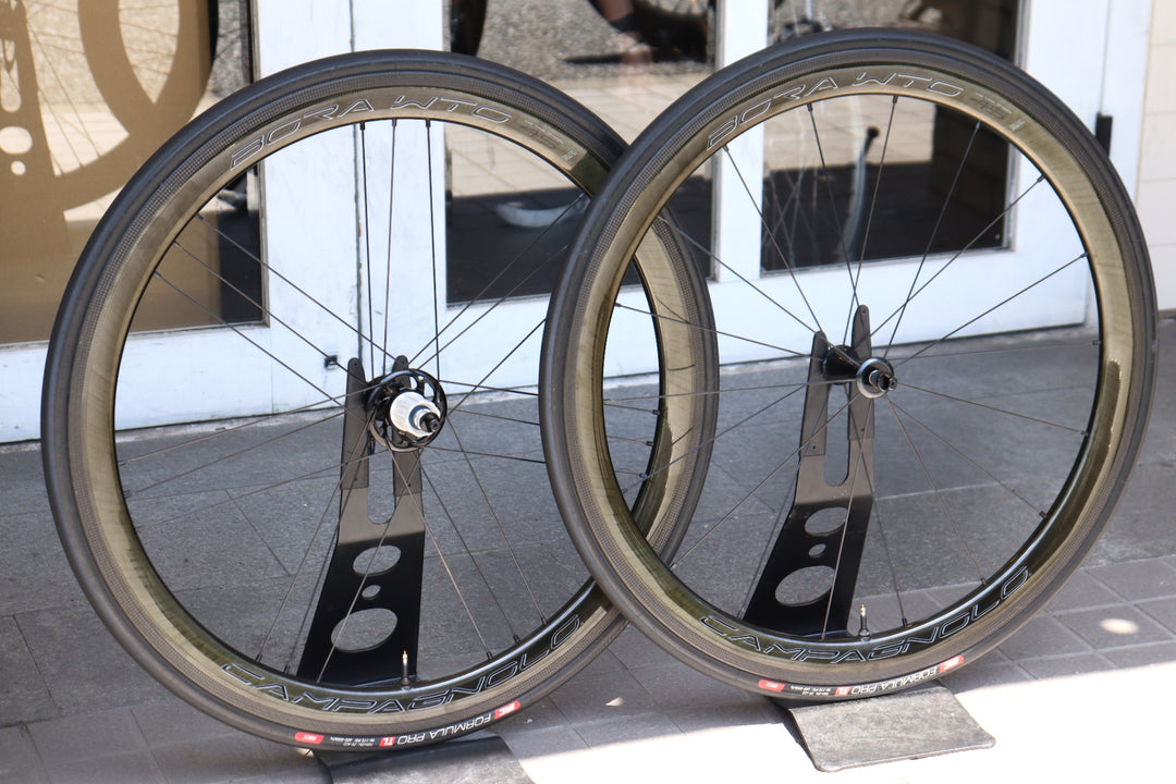 カンパニョーロ CAMPAGNOLO ボーラ BORA WTO 45 カーボン チューブレス ホイールセット シマノ11S/12S 【横浜店】