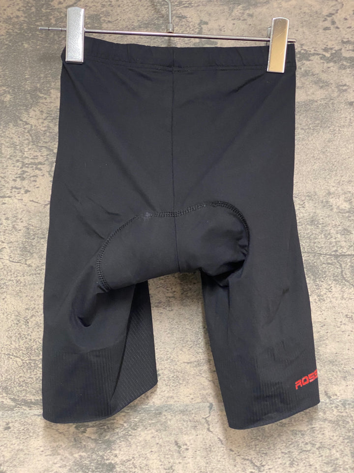 KH167 カステリ CASTELLI ロッソコルサ ROSSO CORSA レーサーパンツ 黒 M ※タグカット