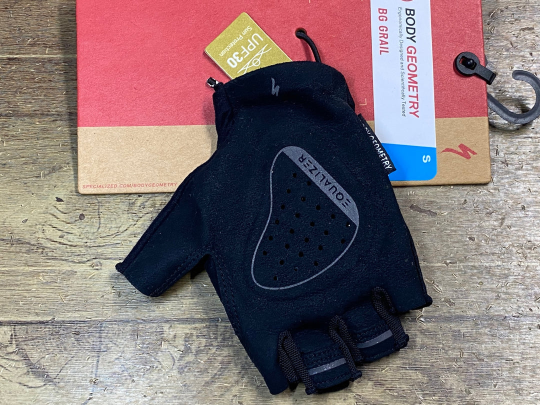 JV675 スペシャライズド SPECIALIZED BG GRAIL 指切 サイクルグローブ 黒 S