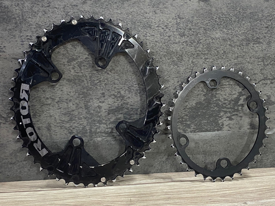 JR583 ローター ROTOR QRINGS チェーンリング 52/36T 110BCD 4H