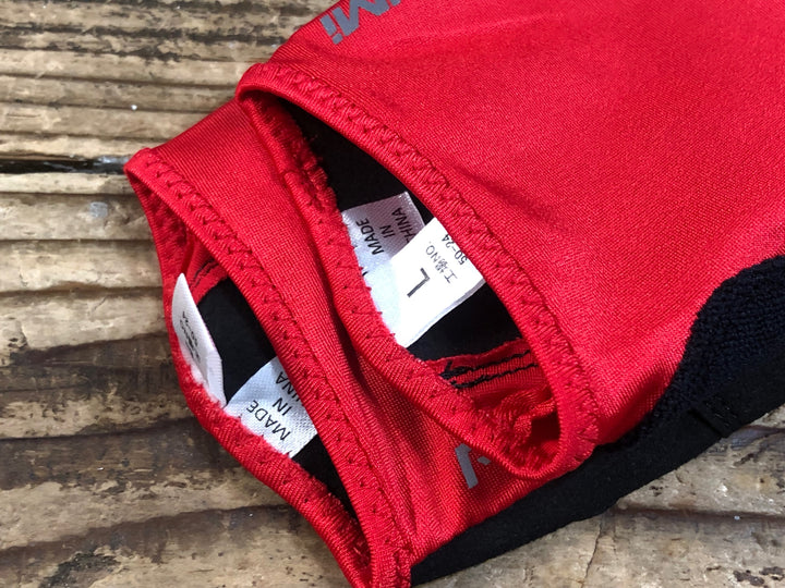 KA084 パールイズミ PEARL iZUMi 指切 グローブ 赤 L