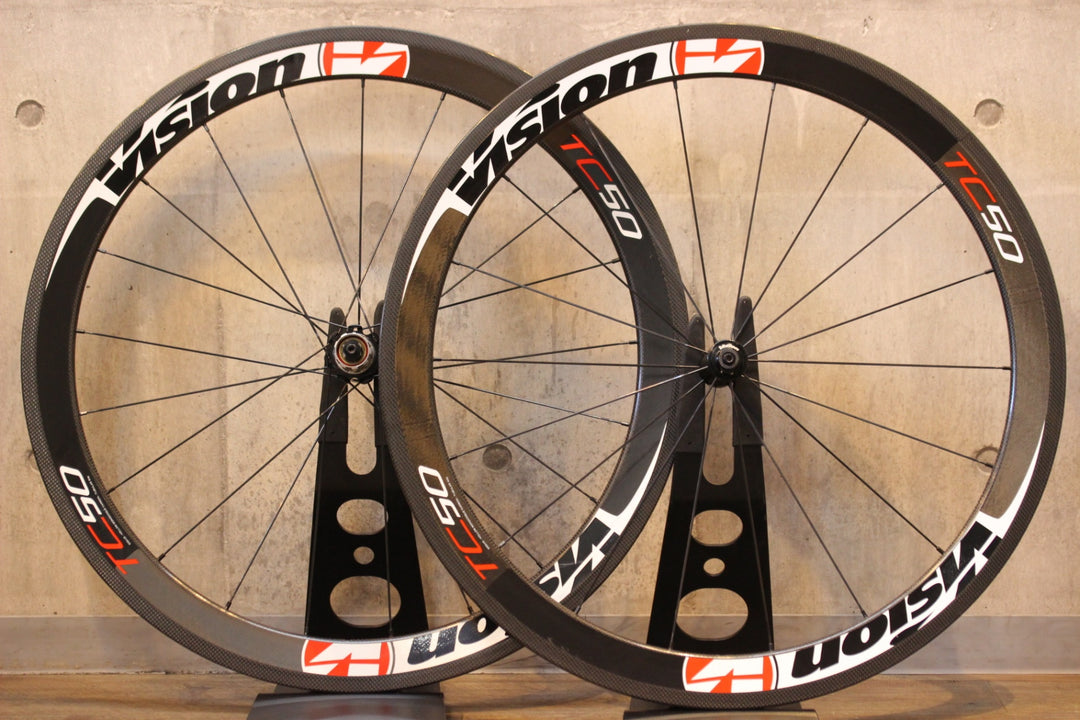 ヴィジョン VISION トライマックス TRIMAX TC50 カーボン チューブラー ホイールセット シマノ 11/12S【名古屋店】