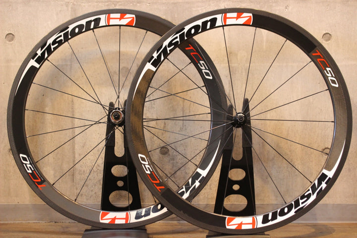 ヴィジョン VISION トライマックス TRIMAX TC50 カーボン チューブラー ホイールセット シマノ 11/12S【名古屋店】