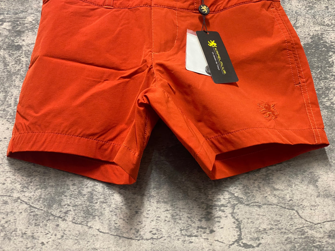 JO901 カペルミュール KAPELMUUR ストレッチショートパンツ オレンジ 34