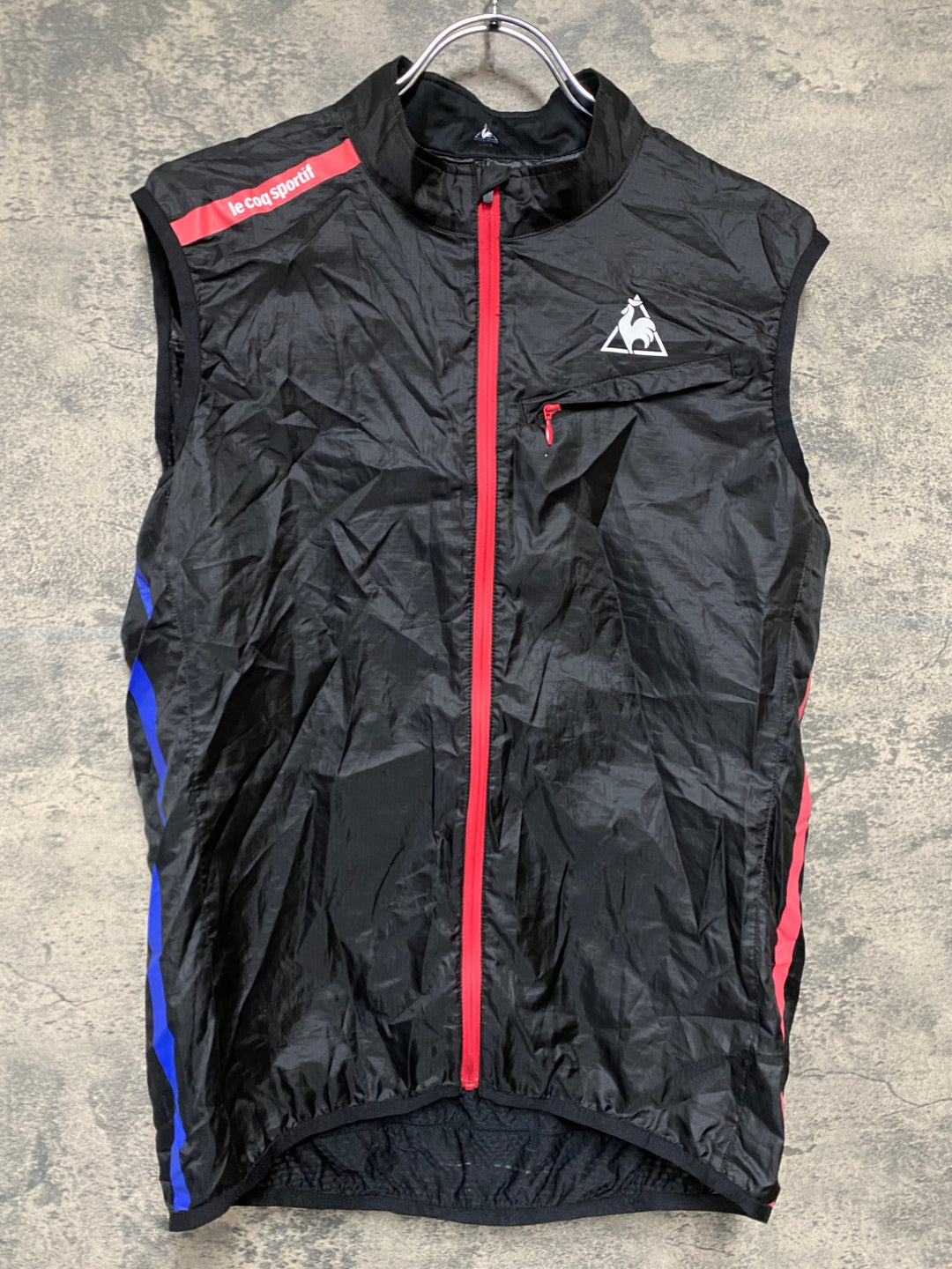 KC851 ルコックスポルティフ le coq sportif サイクルベスト ジレ 黒 L