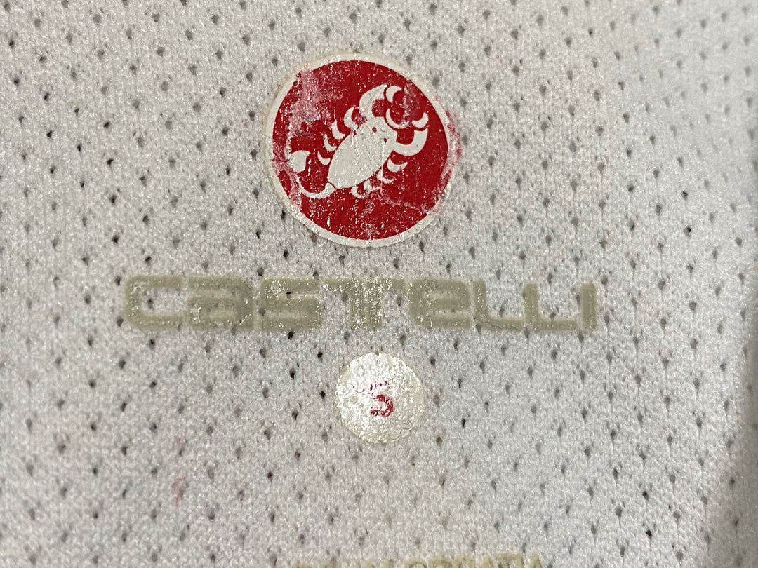 KG960 カステリ CASTELLI 半袖 サイクルジャージ 黒 S ハーフジップ