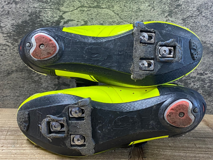 KF664 シディ SIDI カオス KAOS ビンディングシューズ 3穴 黄色 EU43