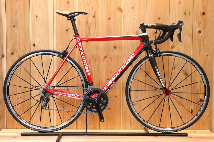 キャノンデール CANNONDALE スーパーシックス SUPERSIX HI-MOD 2010年モデル 54サイズ シマノ 105 5800 11S カーボン ロードバイク 【芦屋店】