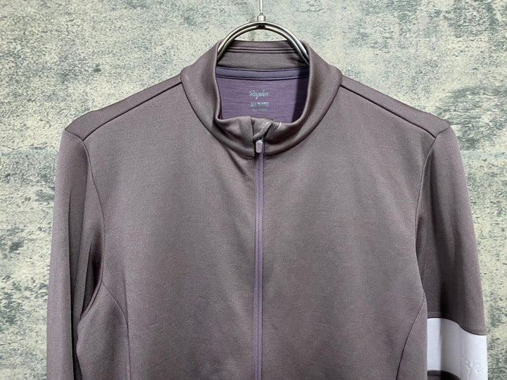 JJ689 ラファ Rapha WOMEN'S CLASSIC LONG SLEEVE JERSEY 長袖 サイクルジャージ 紫 M