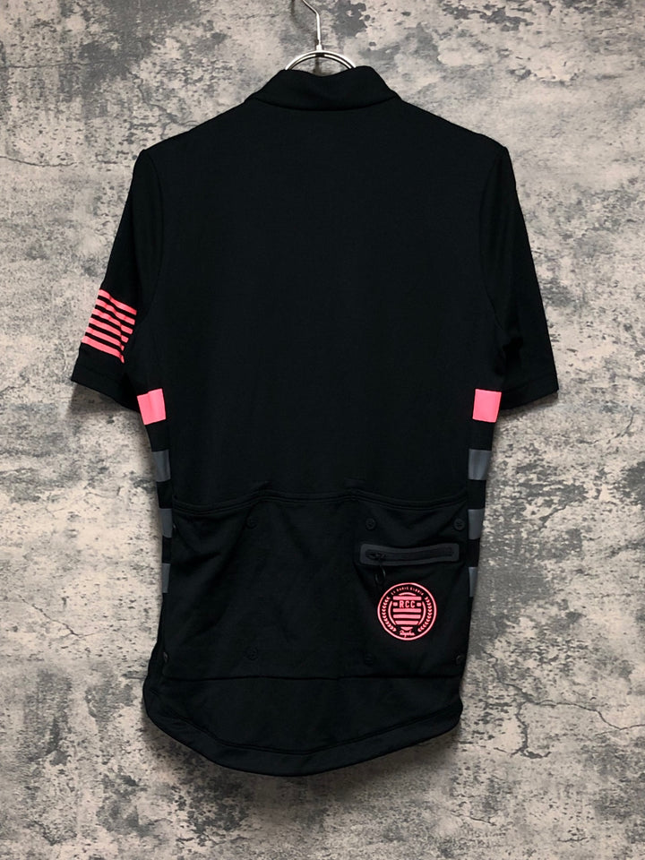 KH624 ラファ Rapha RCC CLASSIC JERSEY 半袖 サイクルジャージ 黒 S