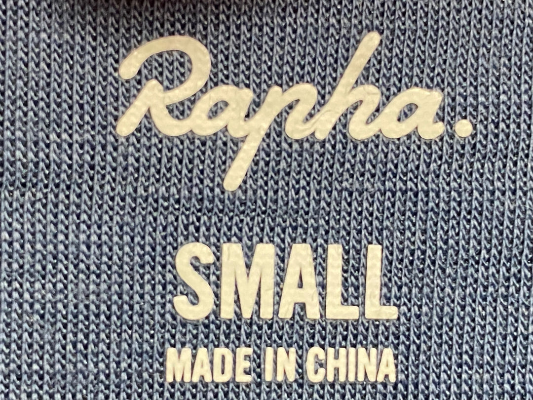 JT082 ラファ Rapha BREVET LONG SLEEVE JERSEY 長袖 サイクルジャージ 青 S
