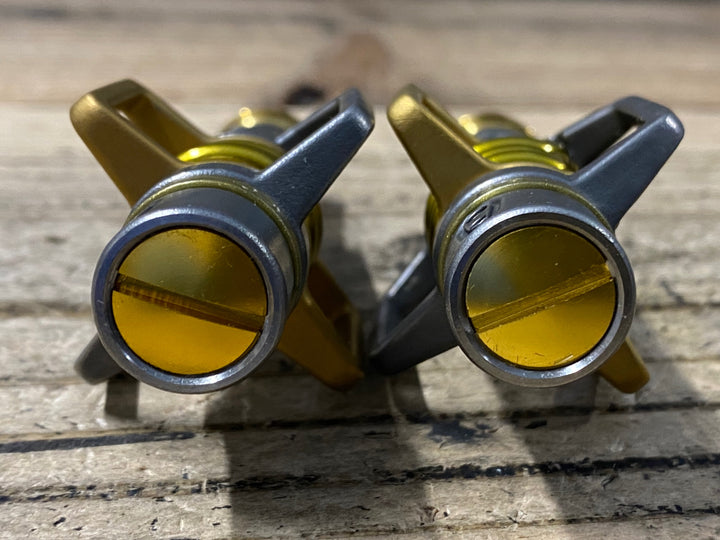 KP111 クランクブラザーズ Crankbrothers エッグビータ Eggbeater 11 ビンディングペダル シルバー ゴールド