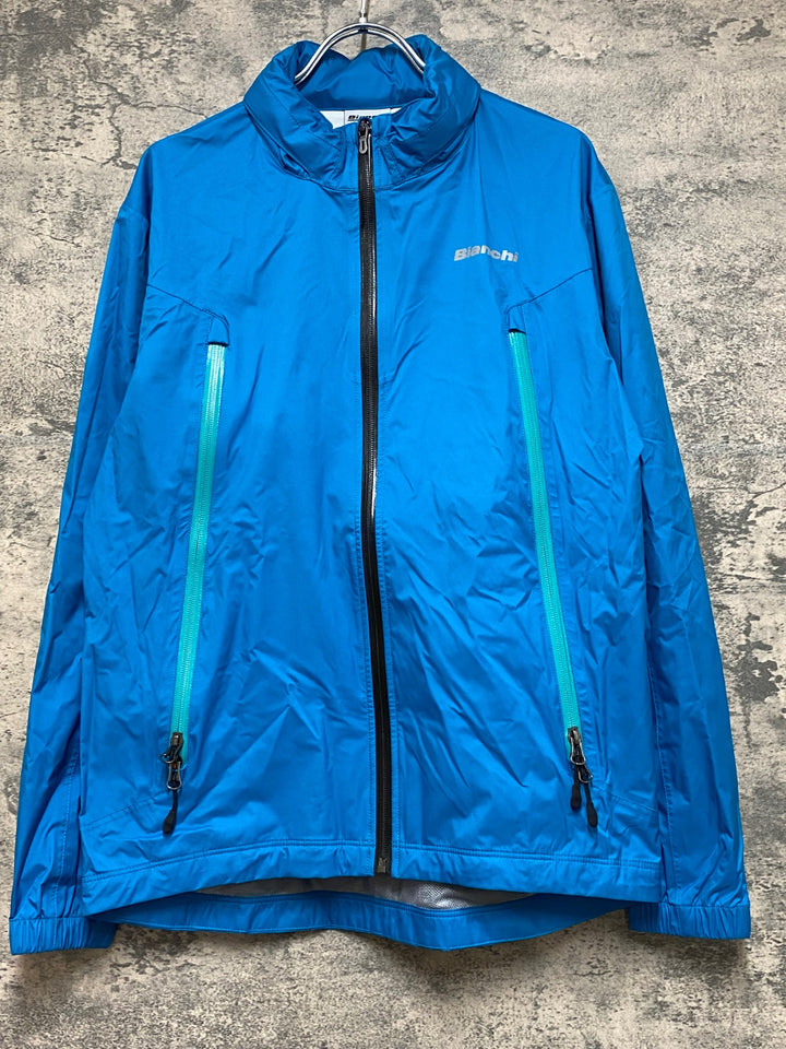 JN257 ビアンキ BIANCHI 長袖 サイクルジャケット 防水 チェレステカラー Ｓ