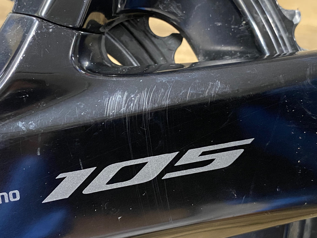 KK326 シマノ SHIMANO 105 FC-R7100 クランクセット 170mm 50/34T ※クランク取付ボルト欠品
