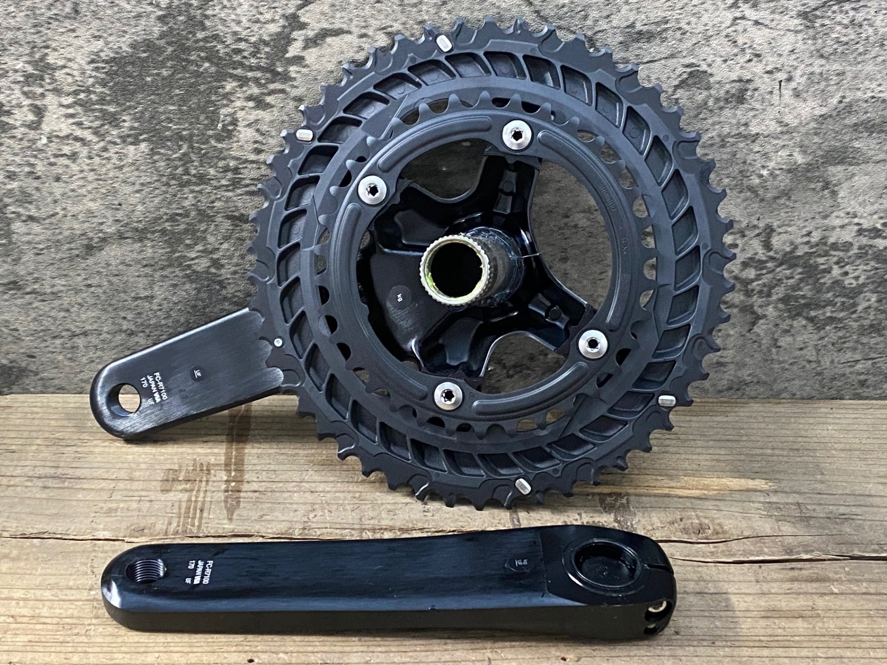 JQ989 シマノ SHIMANO 105 FC-R7100 クランクセット 50/34T 170mm