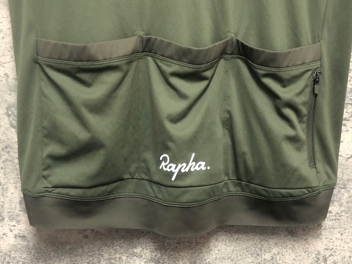 KN295 ラファ Rapha MEN'S CORE JERSEY 半袖 サイクルジャージ カーキ XXL