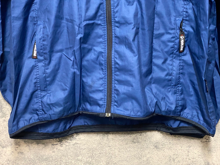 KP691 パールイズミ PEARL iZUMi 長袖 ウインドブレイカー ネイビー M