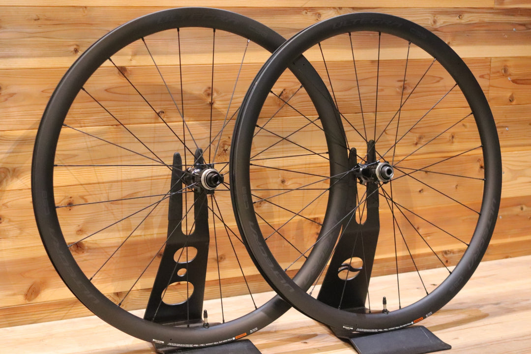 未走行品！シマノ SHIMANO アルテグラ ULTEGRA WH-R8170-C36-TL シマノ 11S/12S 21C カーボン チューブレス ロードバイク ホイールセット 【広島店】