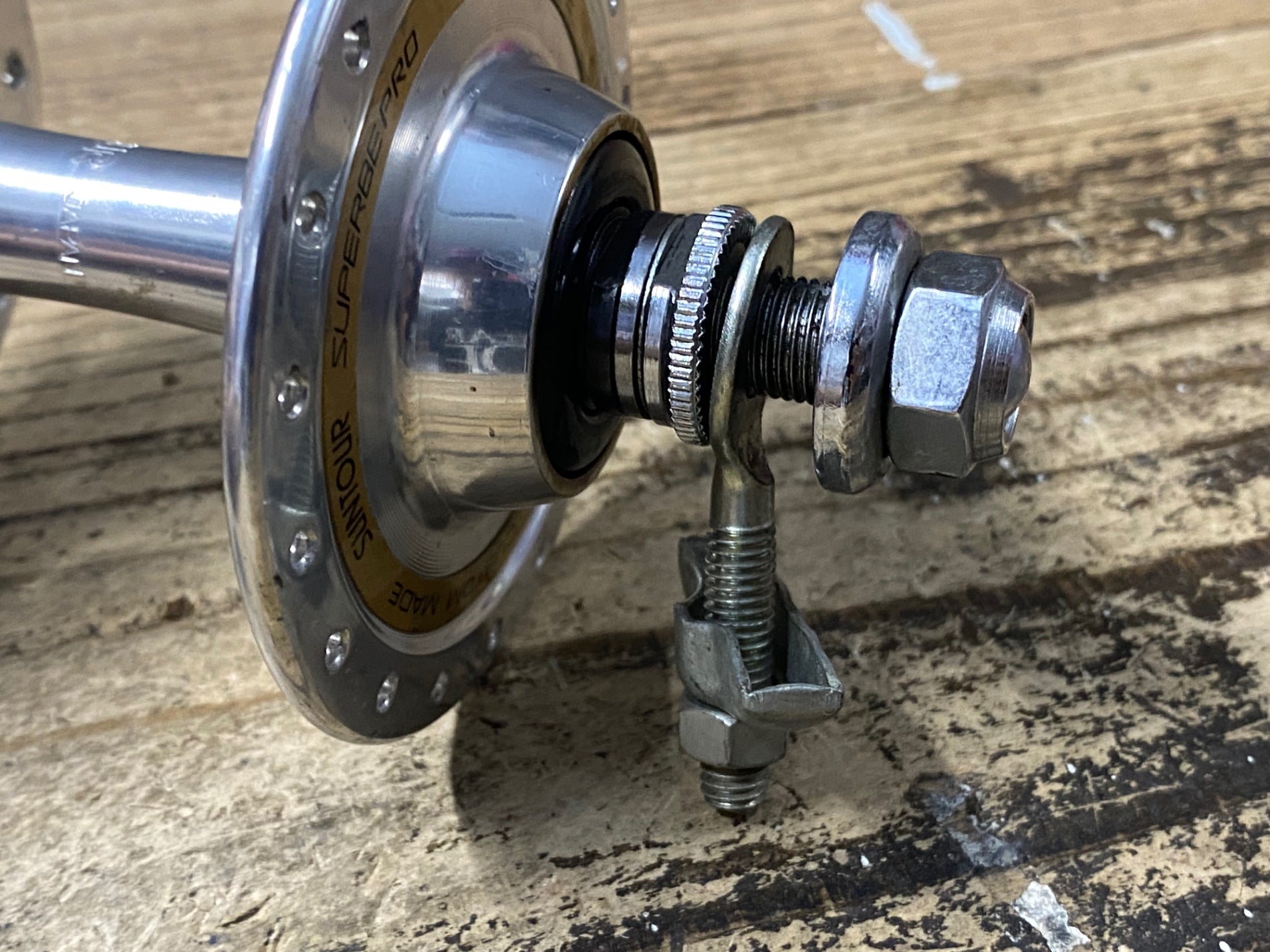 KI454 サンツアー SUNTOUR シュパーブプロ SUPERBE PRO 前後ハブ NJS