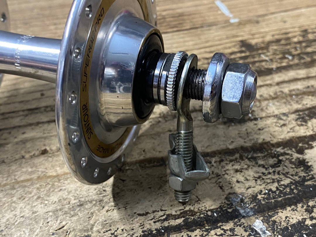 KI454 サンツアー SUNTOUR シュパーブプロ SUPERBE PRO 前後ハブ NJS 36H