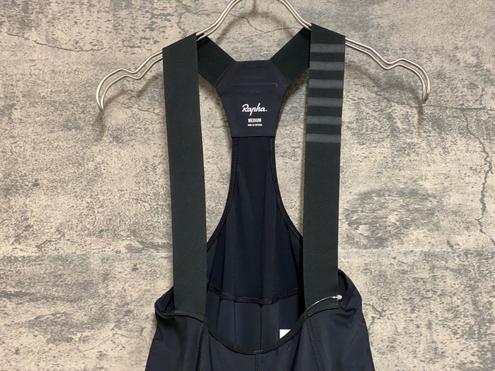 KD623 ラファ Rapha PRO TEAM TRAINING TIGHTS WITH PAD ビブタイツ 黒 M ロゴスレ
