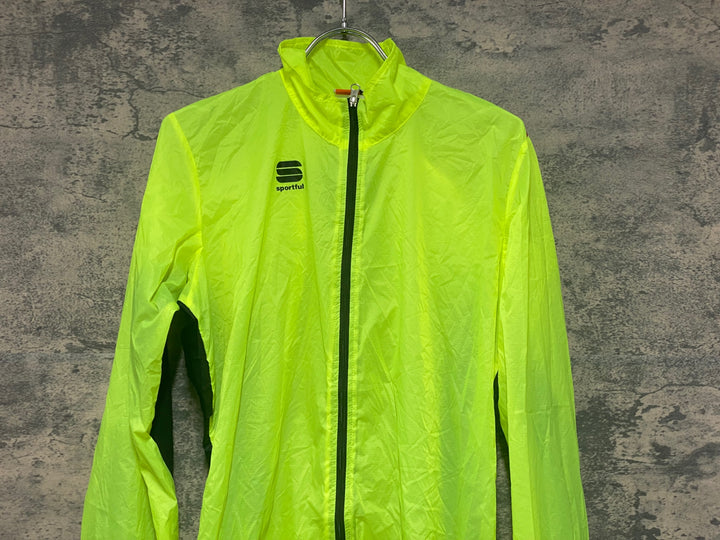 KD955 スポーツフル sportful 長袖 ウィンドブレーカー 黄 L