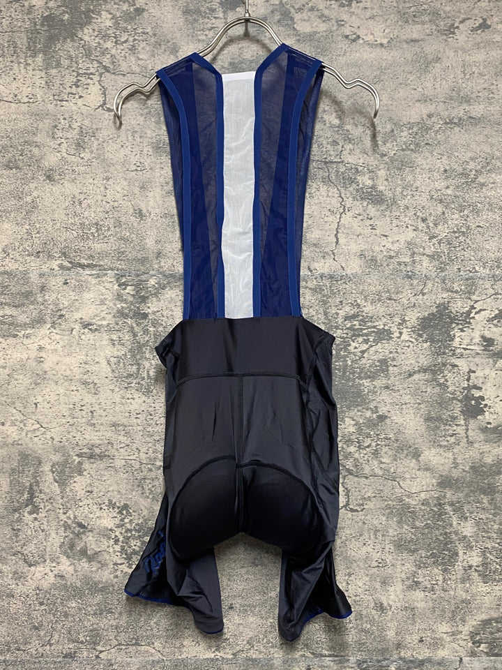 KF218 ラファ Rapha FLYWEIGHT BIB SHORTS REGULAR 黒 ネイビー M ※肩ひも破れのためジャンク