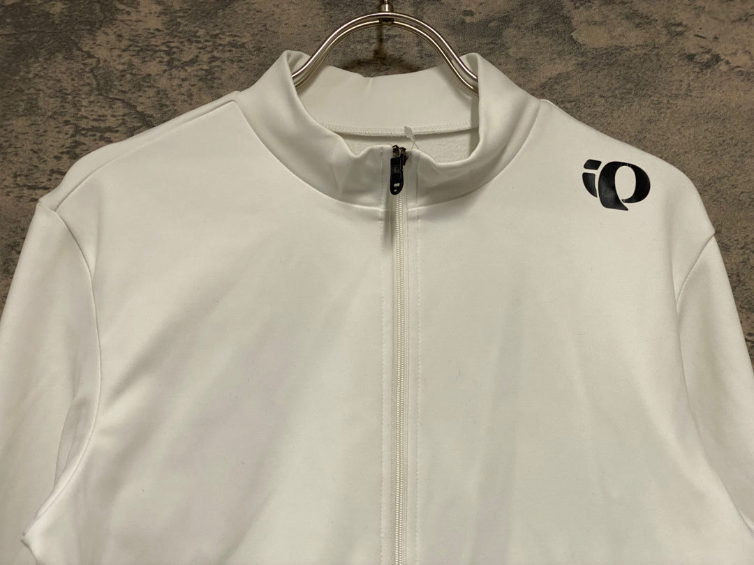 KB079 パールイズミ PEARL iZUMi 長袖 サイクルジャージ 白 M 裏起毛 THERMODRESS NEO