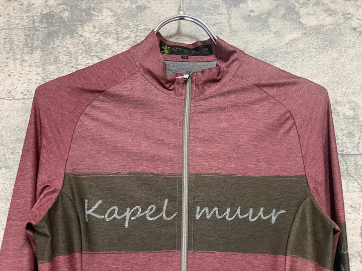KD543 カペルミュール KAPELMUUR 長袖 サイクルジャージ 赤 38