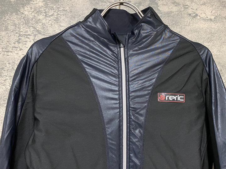 KD838 レリック reric 長袖 サイクルジャケット 黒 M 裏起毛