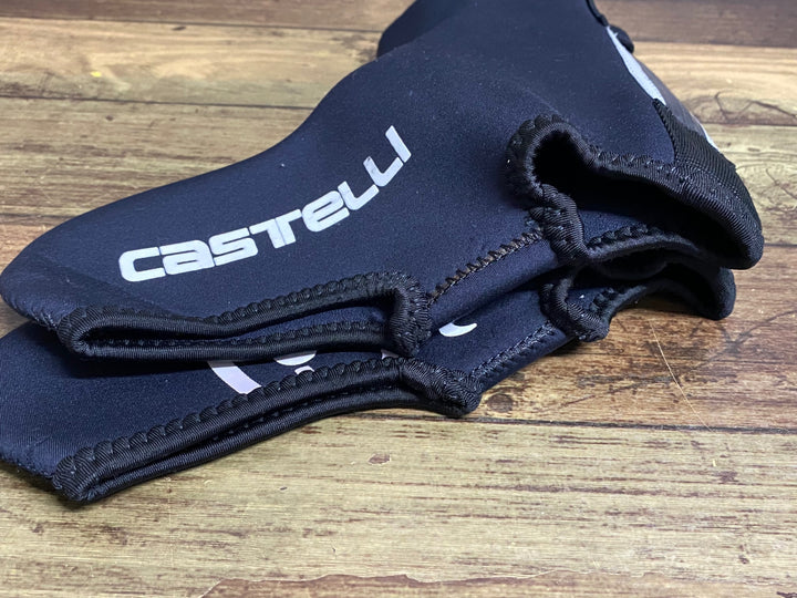 KH244 カステリ CASTELLI シューズカバー 黒 S/M