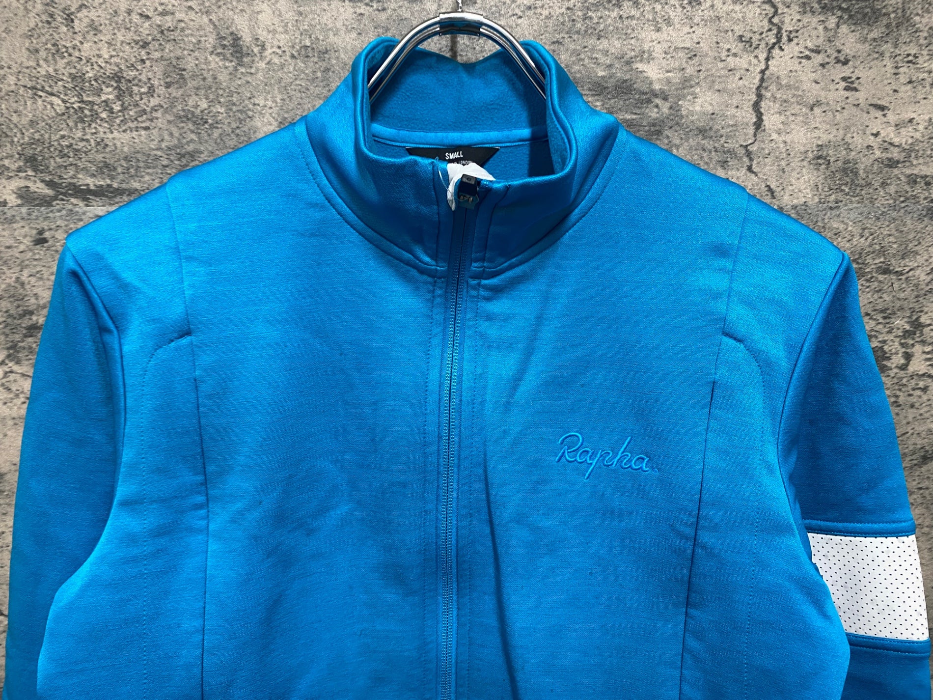 JZ508 ラファ RAPHA WINTER JERSEY 長袖 サイクルジャージ S 水色